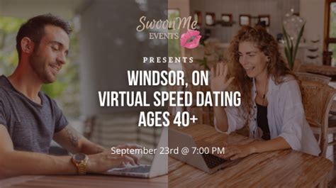 windsor speed dating events